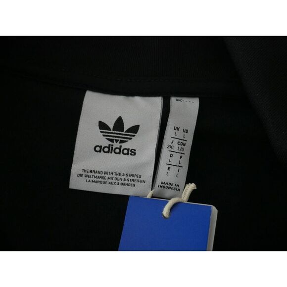 Adidas Men's Funnel neck Quarter Zip Track Top Black Size LARGE - Picture 7 of 9